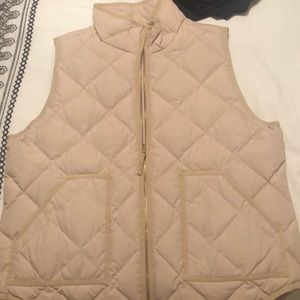 XL, Cream jCrew vest